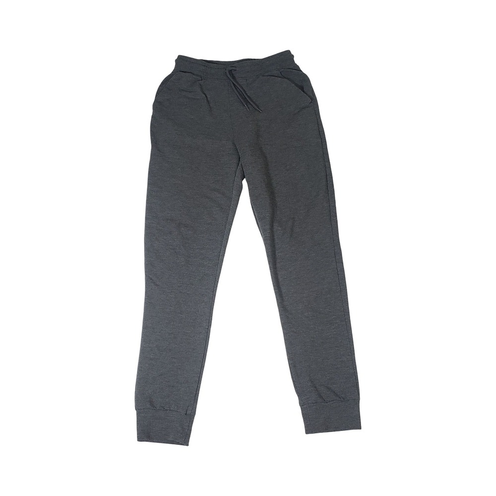 Athletic Works Mens Small 28-30 Grey Heathered Jogger Sweatpants AM19330